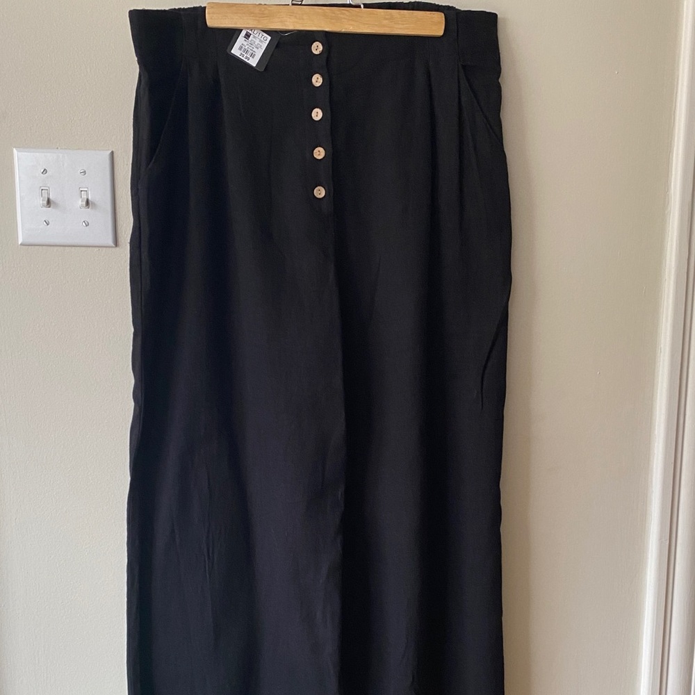 Hi! Wide Leg Black Pants! ⚫️